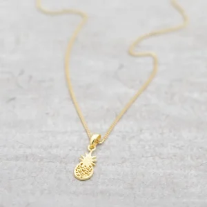 Clearance Faith Guldhalsband ananas