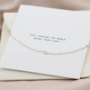 Hot Faith Silverarmband blixt