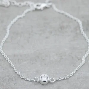 Hot Faith Silverarmband c/z sten