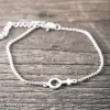 Discount Faith Silverarmband kvinnotecken
