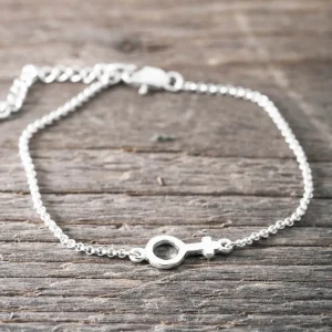 Discount Faith Silverarmband kvinnotecken
