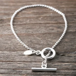 Discount Faith Silverarmband liten T-bar