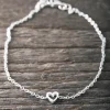 Outlet Faith Silverarmband minihjärta