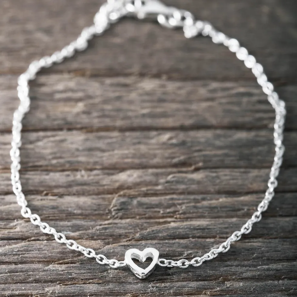 silverarmband_minihjrta_0.webp Outlet Faith Silverarmband minihjärta