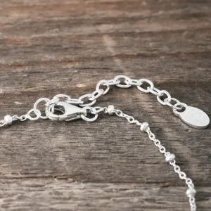 Best Faith Silverarmband supertunn länk med kulor