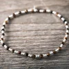 Sale Faith Silverarmband tigeröga - unisex