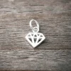 Clearance Faith Silverberlock liten diamant