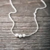Clearance Faith Silverhalsband tre kulor
