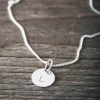 Clearance Faith Silverhalsband - unisex rund tag