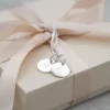 New Faith Silverhalsband family tag