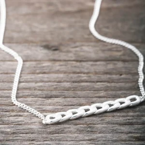 New Faith Silverhalsband kedjelänk