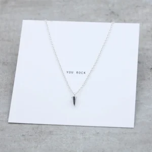 New Faith Silverhalsband liten spike