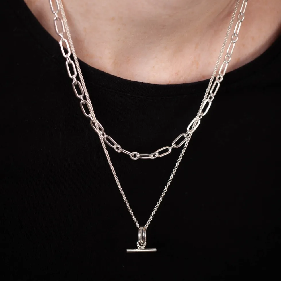 silverhalsband_liten_tbar_3.webp Clearance Faith Silverhalsband liten T-bar