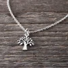 Outlet Faith Silverhalsband Livets träd