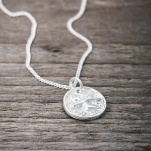 Online Faith Silverhalsband lycko coin svala