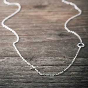 Fashion Faith Silverhalsband puss & kram