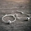 Fashion Faith Silverhoops m 5mm kula