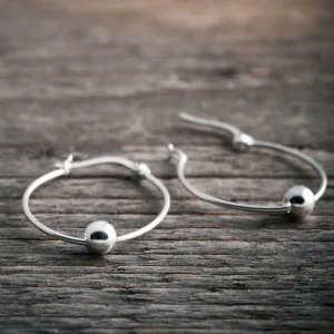 Fashion Faith Silverhoops m 5mm kula