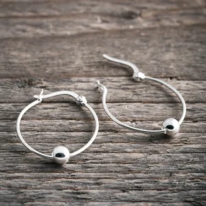Fashion Faith Silverhoops m 5mm kula