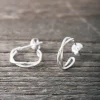 Sale Faith Silverhoops tvinnade 15mm