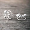 Hot Faith Silverörhänge ear cuff -silverkulor