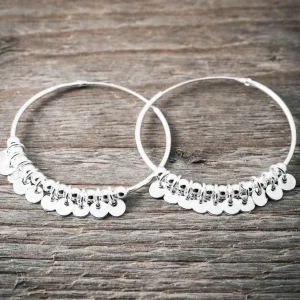 Outlet Faith Silverörhängen Boho-hoops