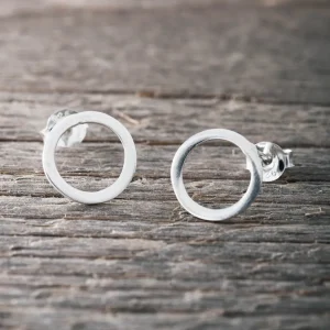 Clearance Faith Silverörhängen cirkel