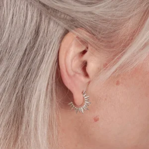 Clearance Faith Silverörhängen creol m spikes
