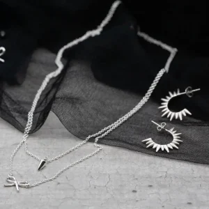 Clearance Faith Silverörhängen creol m spikes