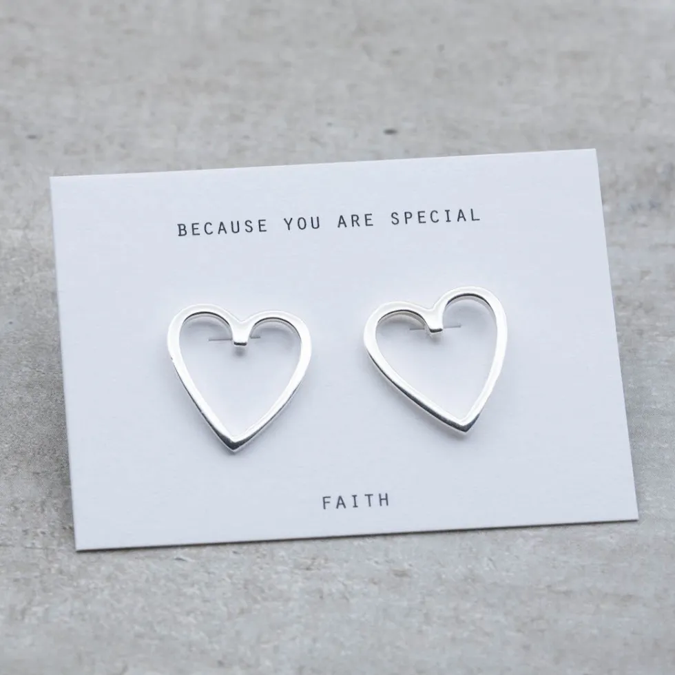 silverrhngen_konturhjrta__5.webp Clearance Faith Silverörhängen konturhjärta stor
