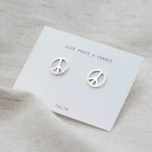 Fashion Faith Silverörhängen peace