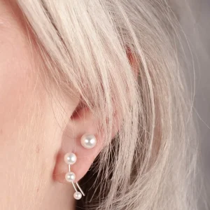 Discount Faith Silverörhängen pärla 6mm