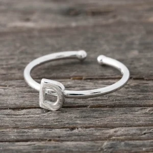 Outlet Faith Silverring bokstav D