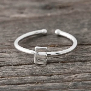 Fashion Faith Silverring bokstav E