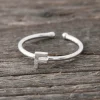 Best Faith Silverring bokstav F