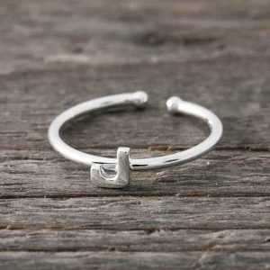 New Faith Silverring bokstav J
