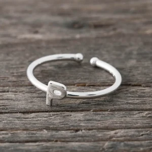 Discount Faith Silverring bokstav P