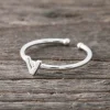 Discount Faith Silverring bokstav V
