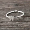 Hot Faith Silverring bokstav W