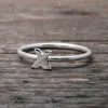 Outlet Faith Silverring bokstav X
