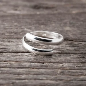 New Faith Silverring fingertopp omlott