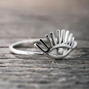 Outlet Faith Silverring öga