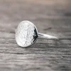 Fashion Faith Silverring hamrad platta