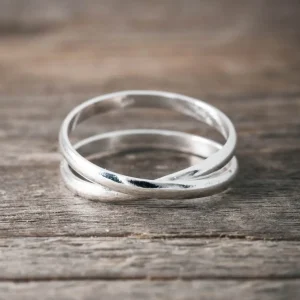 Outlet Faith Silverring kryss
