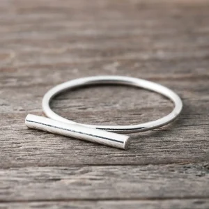 Best Faith Silverring liten T-bar