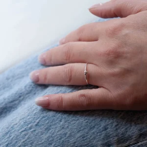 Best Faith Silverring litet bulligt hjärta