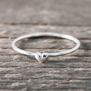 Best Faith Silverring litet bulligt hjärta
